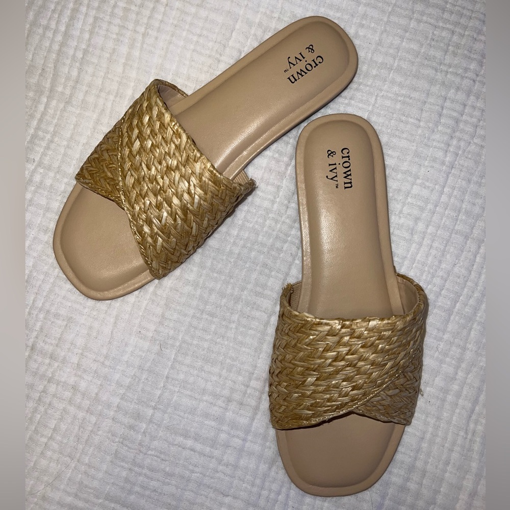 Crown & Ivy Women's Woven Sandals
